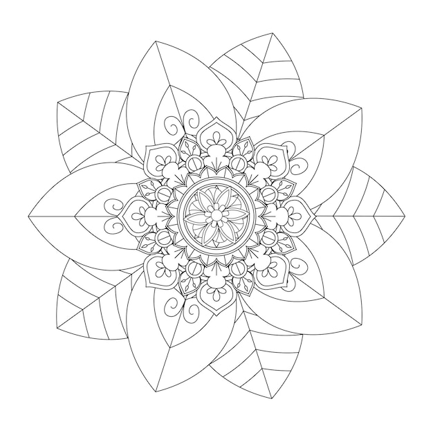 Mandala fácilmente editable y redimensionable