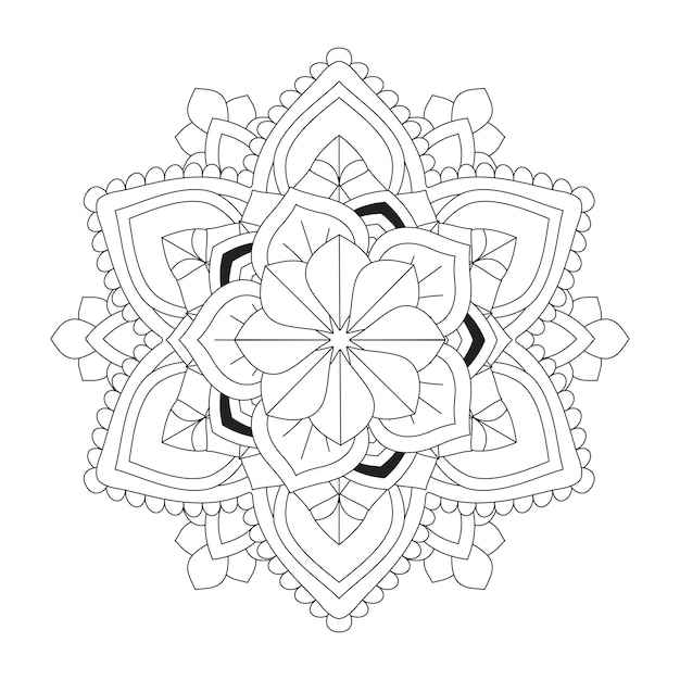 Mandala fácilmente editable y redimensionable