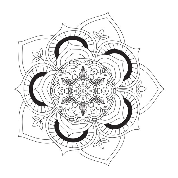 Mandala fácilmente editable y redimensionable