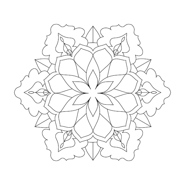 Mandala fácilmente editable y redimensionable