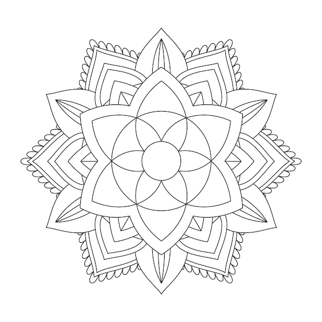 Mandala fácilmente editable y redimensionable