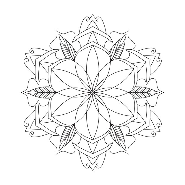 Mandala fácilmente editable y redimensionable