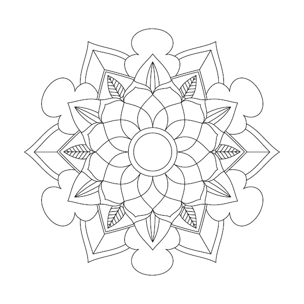 Mandala fácilmente editable y redimensionable