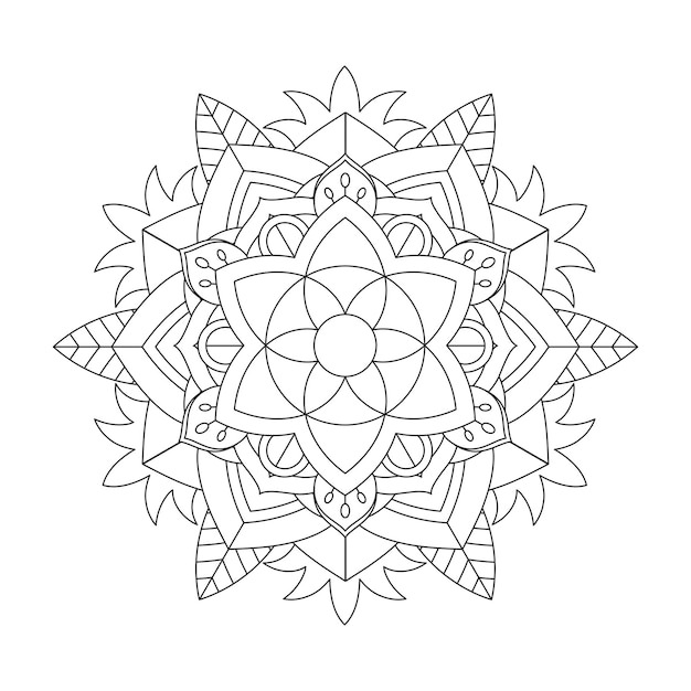 Mandala fácilmente editable y redimensionable
