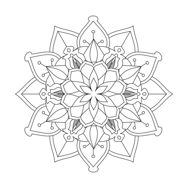 Mandala fácilmente editable y redimensionable