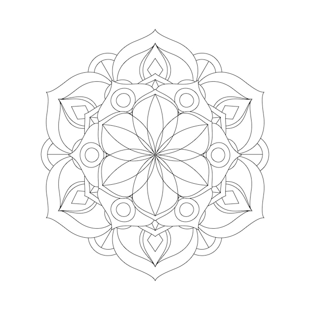 Mandala fácilmente editable y redimensionable