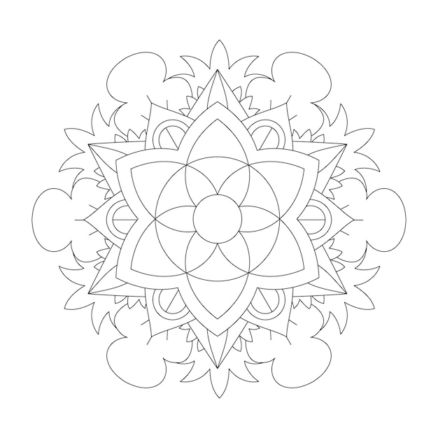 Mandala fácilmente editable y redimensionable