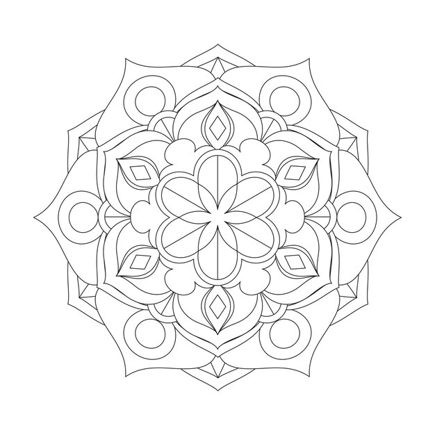 Mandala fácilmente editable y redimensionable