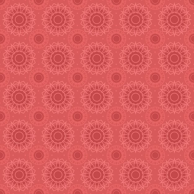 Mandala sin fisuras de fondo. Papel tapiz arabesco. Batik elegante tradicional. Motivo clásico