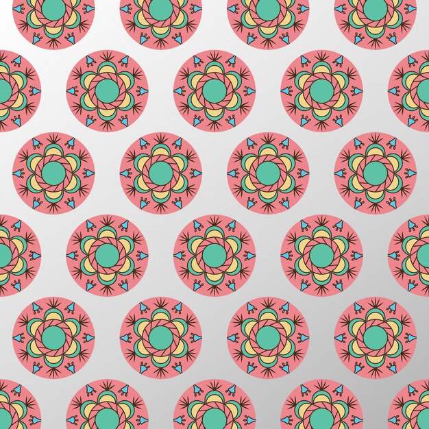 Mandala sin fisuras de fondo