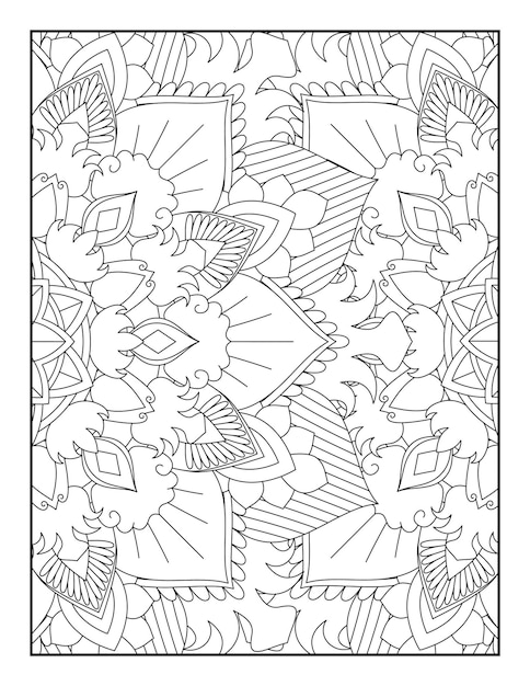 Mandala floral para colorear mandala floral para colorear libros para colorear