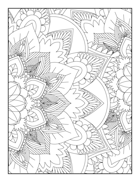 Mandala Floral Para Colorear Mandala Floral Para Colorear Libros Para Colorear