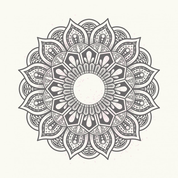 Mandala floral elegante