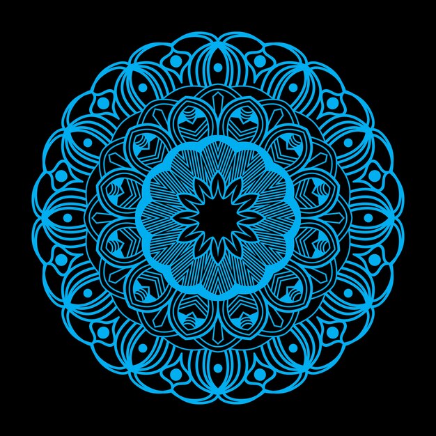 mandala floral de lujo