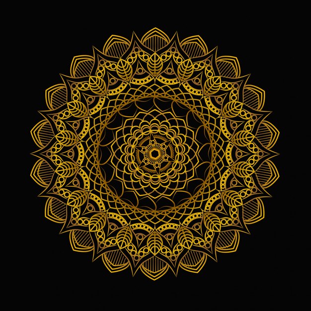 Mandala floral de la mandala