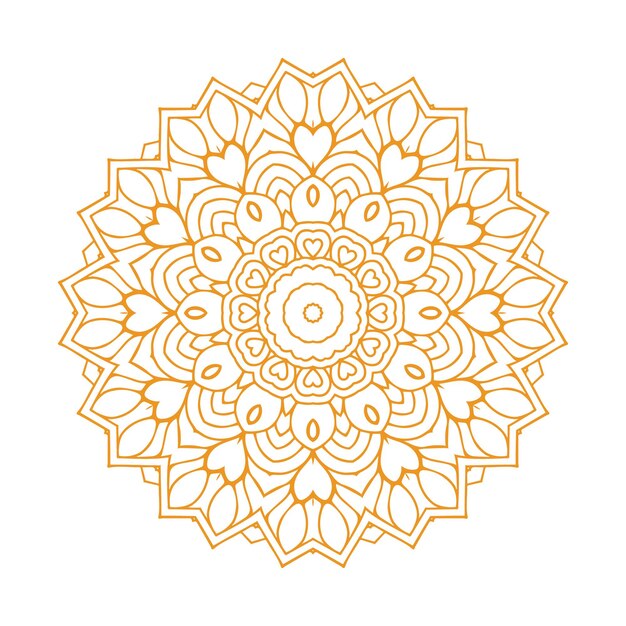 Mandala floral patrones de relajación diseño único patrón dibujado a mano