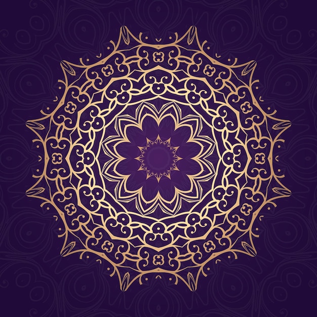 Vector mandala floral patrones de relajación diseño único patrón dibujado a mano