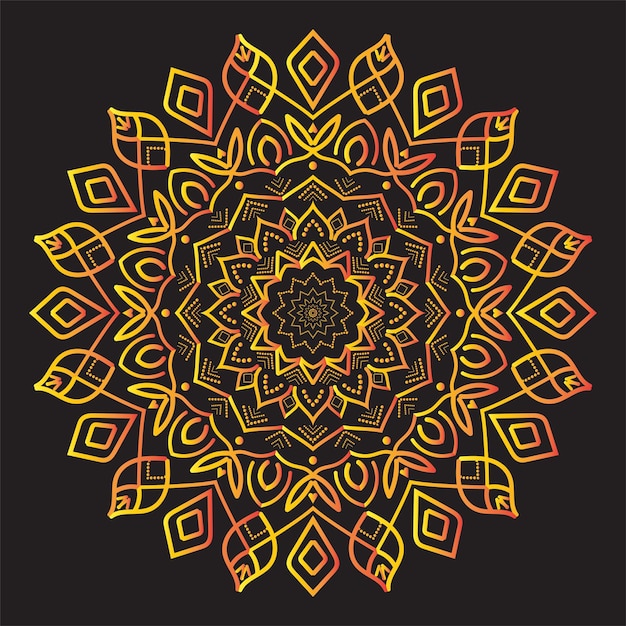 Mandala flores para colorear páginas nuevo diseño