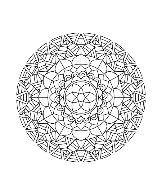 Mandala de flores Elementos decorativos vintage 13 Patrón oriental Islam Árabe Indio Marroquí