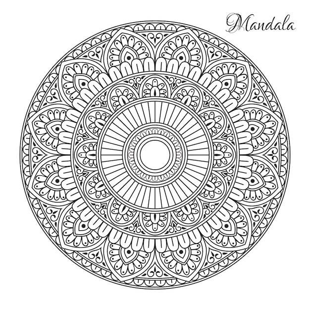 Mandala de flores