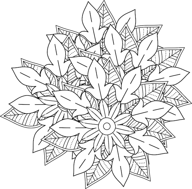 Mandala de flores