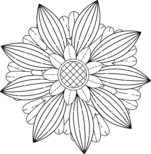 Mandala de flores