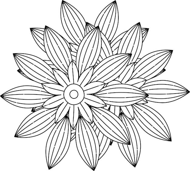 Mandala de flores