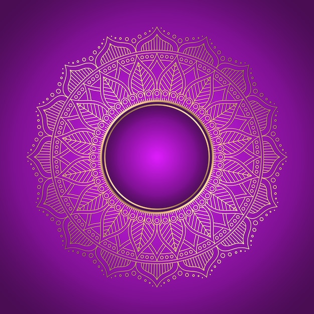 Mandala de fondo vintage elementos decorativos en estilo étnico