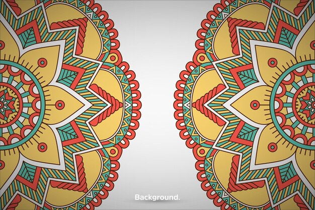 Vector mandala de fondo