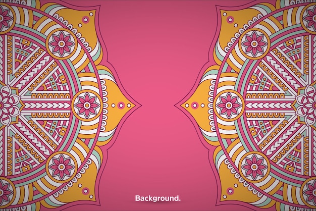 Vector mandala de fondo