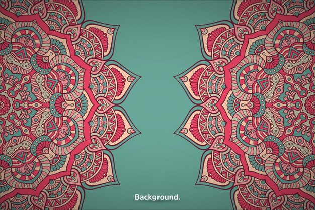 Vector mandala de fondo