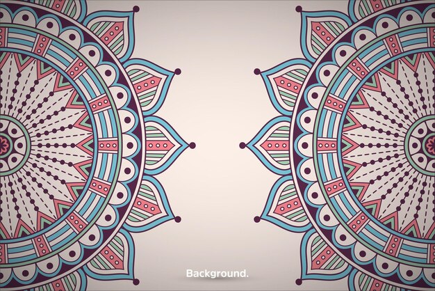 Vector mandala de fondo