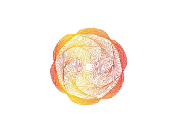 Mandala geométrica abstracta
