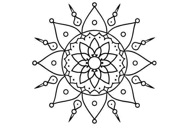 Mandala para ilustrar libros para fomentar la creatividad 2
