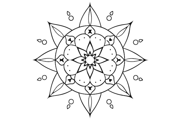 Mandala para ilustrar libros para fomentar la creatividad 7