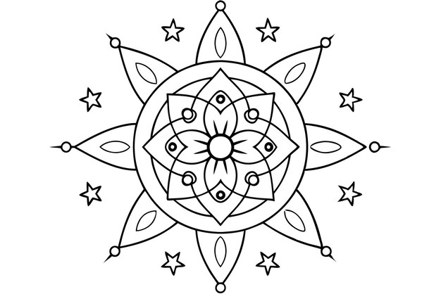 Mandala para ilustrar libros con impresionantes obras de arte 1