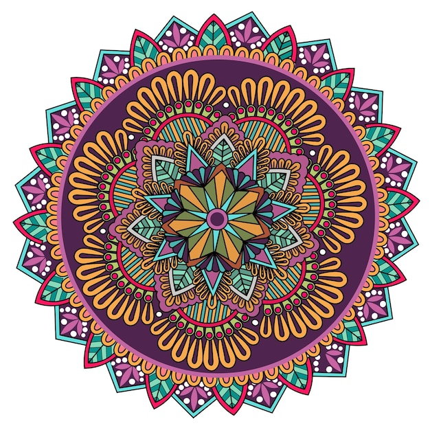 mandala indio de la felicidad