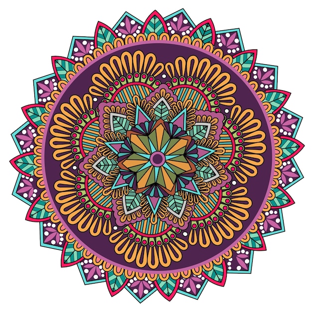 Mandala indio de la felicidad