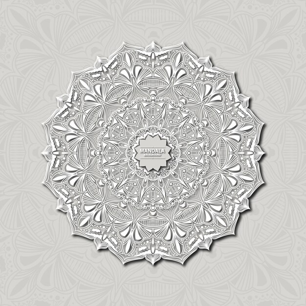 mandala intrincado de lujo