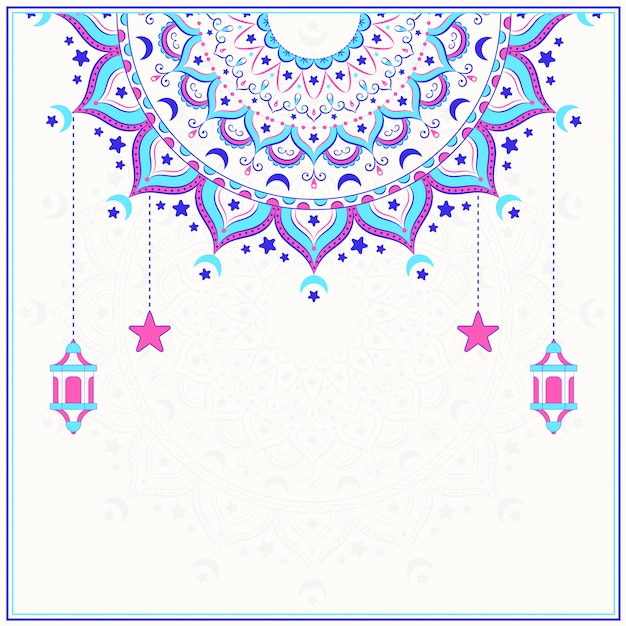 mandala islámica para colorear creativa