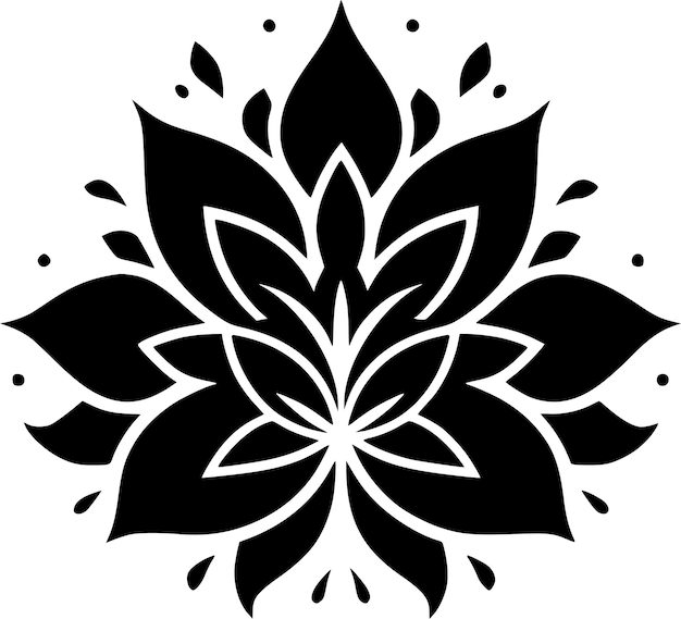 Mandala Logo de alta calidad vectorial Ilustración vectorial ideal para el gráfico de camisetas