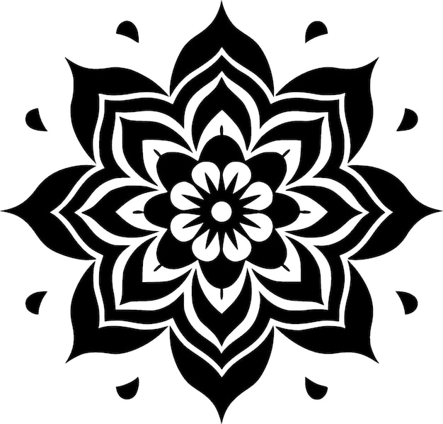 Mandala Logotipo vectorial de alta calidad Ilustración vectorial ideal para el gráfico de camiseta