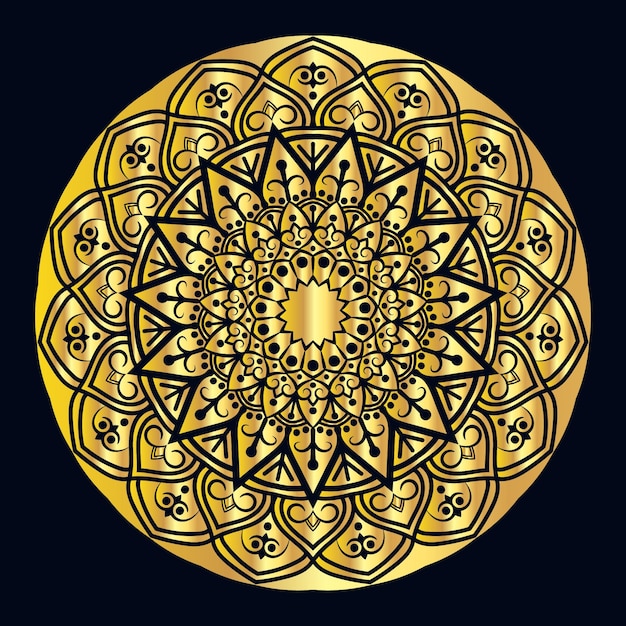 Vector mandala de lujo alpona fondo decorativo patrón de mandala motivo diwali rangoli indan durga puja