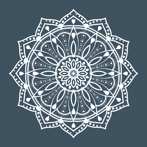 mandala de lujo arabesco boda islámica mandala abstracto creativo diseño de ramadán