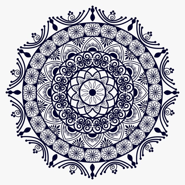 Mandala de lujo decorativa creativa