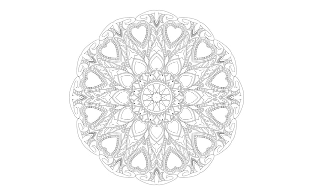 Mandala de lujo gradiente color dorado vector premium color negro fondo 2022