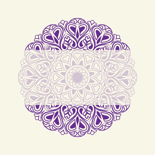 Mandala de lujo Nuevo Vector Premium