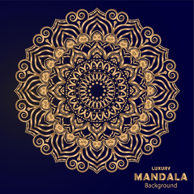 Vector mandala de lujo