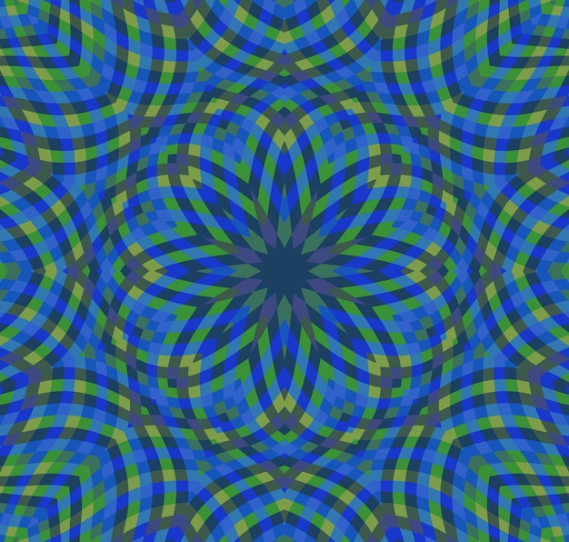 Mandala medallón geométrico vector de patrones sin fisuras oriental des