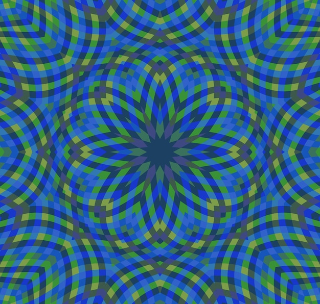 Vector mandala medallón geométrico vector de patrones sin fisuras oriental des